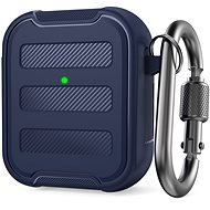 AhaStyle Premium TPU Rugged Airpods 1&2 Case, Blue - Headphone Case