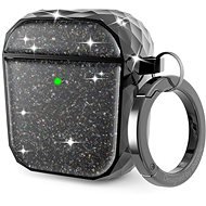 AhaStyle Glitter Protection Airpods 1&2 Case Black - Headphone Case