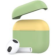 Ahastyle Silikonhülle für AirPods 3 Green-yellow - Kopfhörer-Hülle