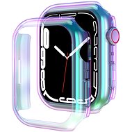 AhaStyle Premium PC Matte Electroplated pro Apple Watch 7 41mm Rainbow 2ks - Ochranný kryt na hodinky