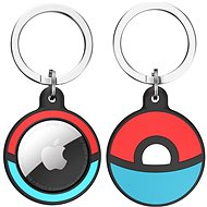 AhaStyle Silicone Case for Apple AirTag Red/Blue - AirTag Key Ring