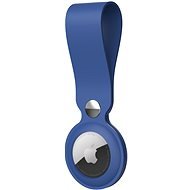 AhaStyle silikónové premium puzdro pre Apple AirTag modré - AirTag pútko