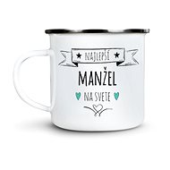 Ahome Tin Cup Best Husband 350ml - Mug