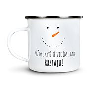 Ahome Tin Mug Snowman 350ml - Mug