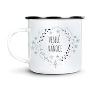 Ahome Tin Mug Merry Christmas 350ml - Mug