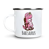 Ahome Tin Mug Babisaurus 350ml - Mug