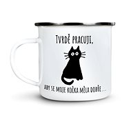 Ahome Tin Mug Cat 350ml - Mug