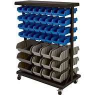 AHProfi Double-sided Metal Mobile Organizer for Screws, 88 boxes - Tool Organiser