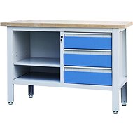 AHProfi Workbench with Three Drawers and Shelf - Workbench
