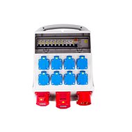 AHProfi Mobile Distribution Box 32A, 10 Outputs - Power Distribution Box