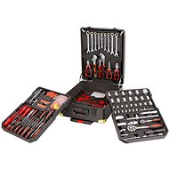 Tool set in aluminium case with ratchet wrenches, 428 pcs - Tool Set