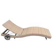 DIMENZA STRASBOURGH Lounger, Grey - Garden Lounger