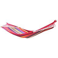 DIMENZA Hammock with reinforcement red with stripes - Hammock