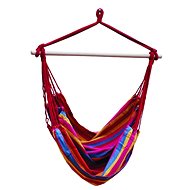 DIMENZA Hanging swing BRASIL red with stripes - Hanging Chair