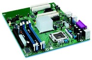 Intel D915GEV Eatonville, i915G/ICH6R, DCh. DDR2 533, SATA, int. VGA+PCIe x16, USB2.0, sc775, ATX - Motherboard