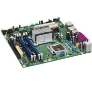 Intel D945GTPLKR Tappen, 945G/ICH7R, DDR2 667, SATA RAID, PCIe x16, USB2.0, GLAN, sc775, mATX, bulk - Motherboard