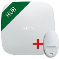 SET Ajax Hub white+ Ajax SpaceControl white - Biztonsági rendszer