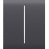 Ajax CenterButton (2-gang) - Center two-button, graphite - Socket Cover