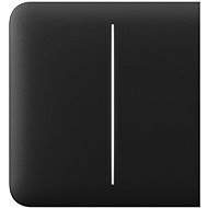 Ajax SideButton (2-gang) - Side two-button, black - Socket Cover