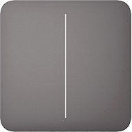 Ajax SoloButton (2-gang) - Separate two buttons for LightSwitch, grey - Socket Cover