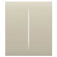 Ajax CenterButton (2-gang) - Center two-button, ivory - Socket Cover