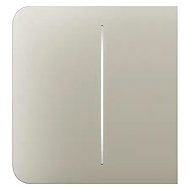 Ajax SideButton (2-gang) - Side two-button, ivory - Socket Cover