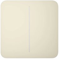 Ajax SoloButton (2-gang) - Separate two buttons for LightSwitch, ivory - Socket Cover