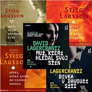 Krimi série Milénium I. - V. za výhodnou cenu - David Lagercrantz  Stieg Larsson
