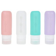 Kufryplus Travel silicone bottles XND16 purple 90 ml, set of 4 - Travel Bottles