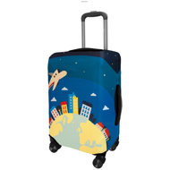 Kufryplus Suitcase cover Z33 Airplane S - Luggage Cover