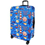 Kufryplus Suitcase cover Z65 Nautical motif M - Luggage Cover