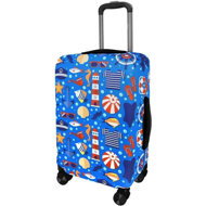 Kufryplus Suitcase cover Z65 Nautical motif S - Luggage Cover