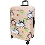 Kufryplus Suitcase cover Z126 Owls L - Luggage Cover