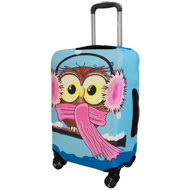 Kufryplus Suitcase cover Z129 Owl S - Luggage Cover