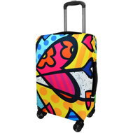 Kufryplus Suitcase cover Z143 Heart S - Luggage Cover