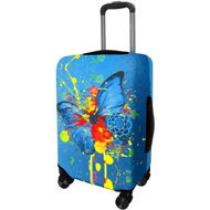 Kufryplus Suitcase cover Z146 Butterfly S - Luggage Cover