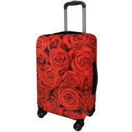 Kufryplus Suitcase cover Z148 Rose S - Luggage Cover