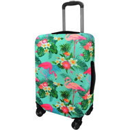 Kufryplus Suitcase cover Z194 Flamingos S - Luggage Cover