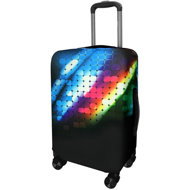 Kufryplus Suitcase cover Z253 Rainbow S - Luggage Cover