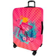 Kufryplus Suitcase cover Z371 Flamingo pink L - Luggage Cover