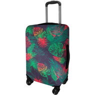 Kufryplus Suitcase cover Z372 Leaves S - Luggage Cover