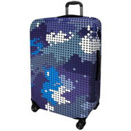 Kufryplus Suitcase cover Z379 Mosaic II dotted L - Luggage Cover