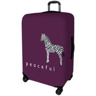 Kufryplus Suitcase cover Z387 Zebra L - Luggage Cover