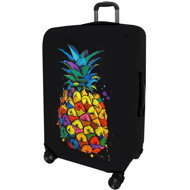 Kufryplus Suitcase cover Z535 Pineapple M - Luggage Cover