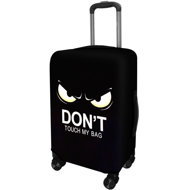 Kufryplus Suitcase cover Z542 Angry Eyes S - Luggage Cover