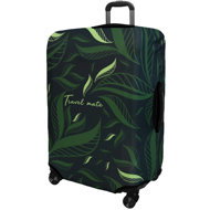 Kufryplus Suitcase cover Z691 Leaves II L - Luggage Cover