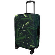 Kufryplus Suitcase cover Z691 Leaves II S - Luggage Cover