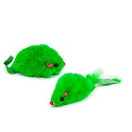 Akinu Rabbit fur mice 2 pcs 9 cm - Cat Toy Mouse