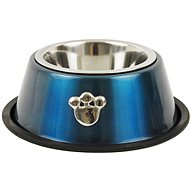 Akinu Stainless steel bowl blue paw 450 ml - Dog Bowl