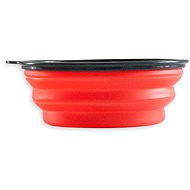 Akinu Folding bowl 800 ml red - Travel Bowl for Dogs and Cats